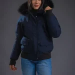 Doudoune Aria pour femme - Bleu marine