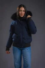 Doudoune Aria pour femme - Bleu marine