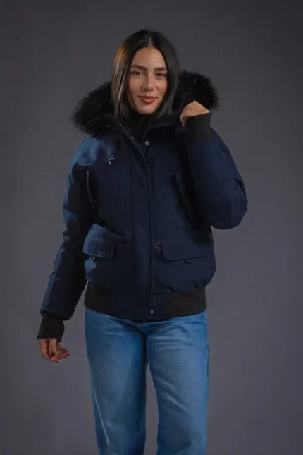 Doudoune Aria pour femme - Bleu marine