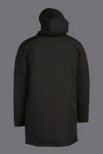 Noir Manteau Back