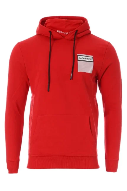 Sweat Blanc Homme Rouge URUS