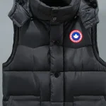 Veste Noire Homme zip