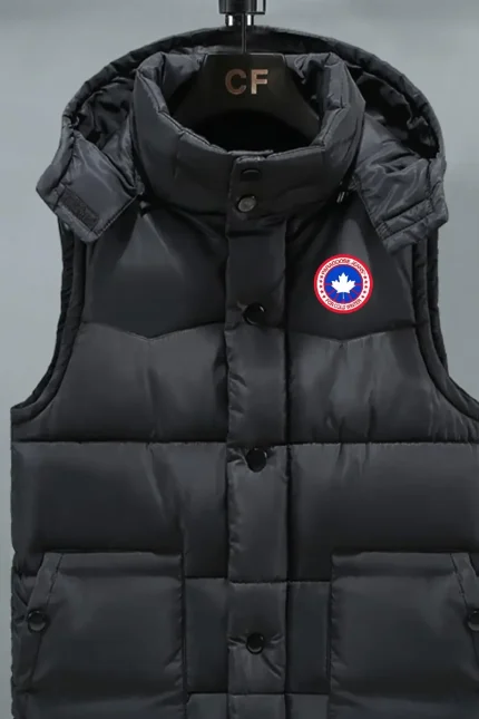 Veste Noire Homme zip