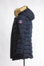 Ginette Women's Down Jacket - Blue Side