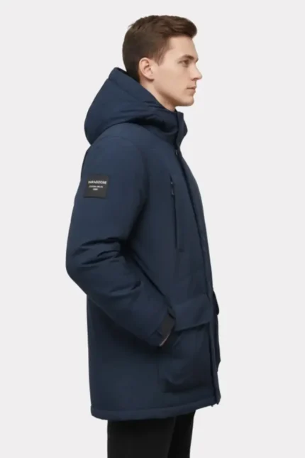 Parka Eastern Bleu Marine Side