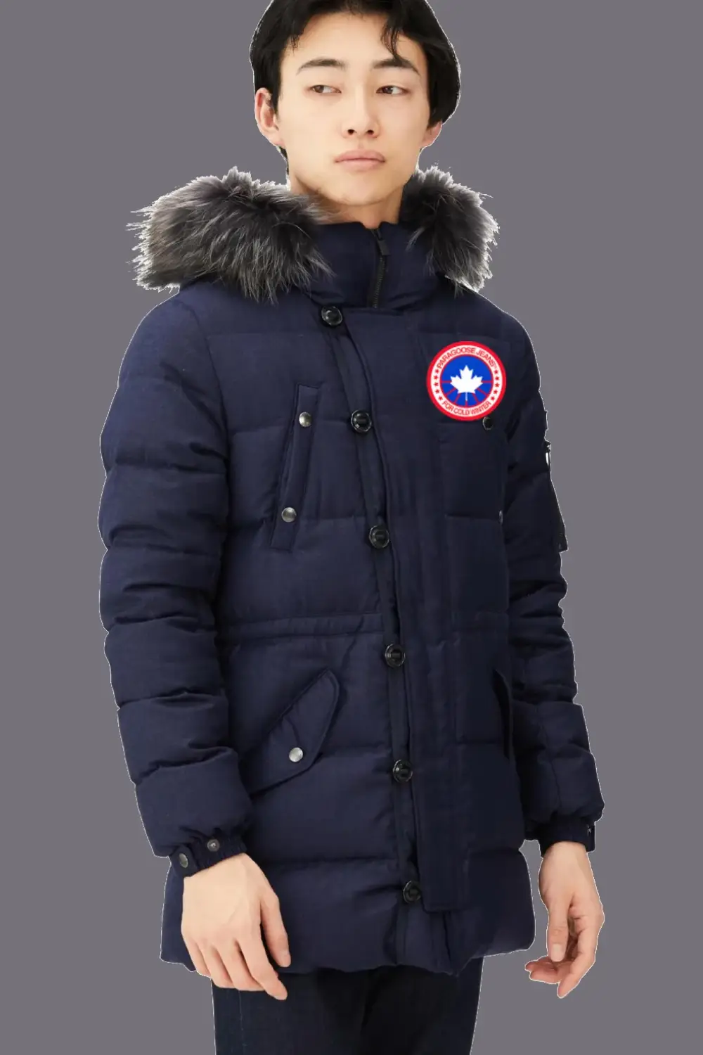 foncé Parka Bleu foncé Parka Bleu