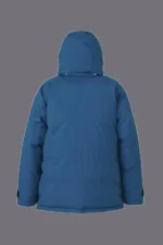 Parka Bleu Foncé Back